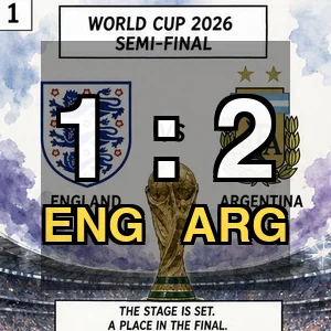 The index Comic image with the caption: England 1-2 Argentina