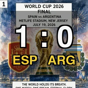 The index Comic image with the caption: Spain 1-0 Argentina