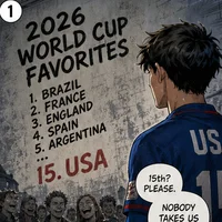 The index Comic image with the caption: The Trophy Crosses an Ocean