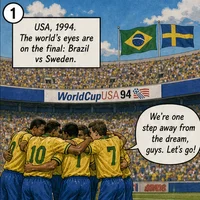 The index Comic image with the caption: Eight Finals, Four Wins, Four Wounds